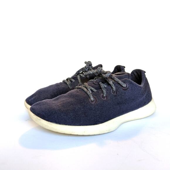 Allbirds Navy Blue Men's Wool Runners - Picture 1 of 8
